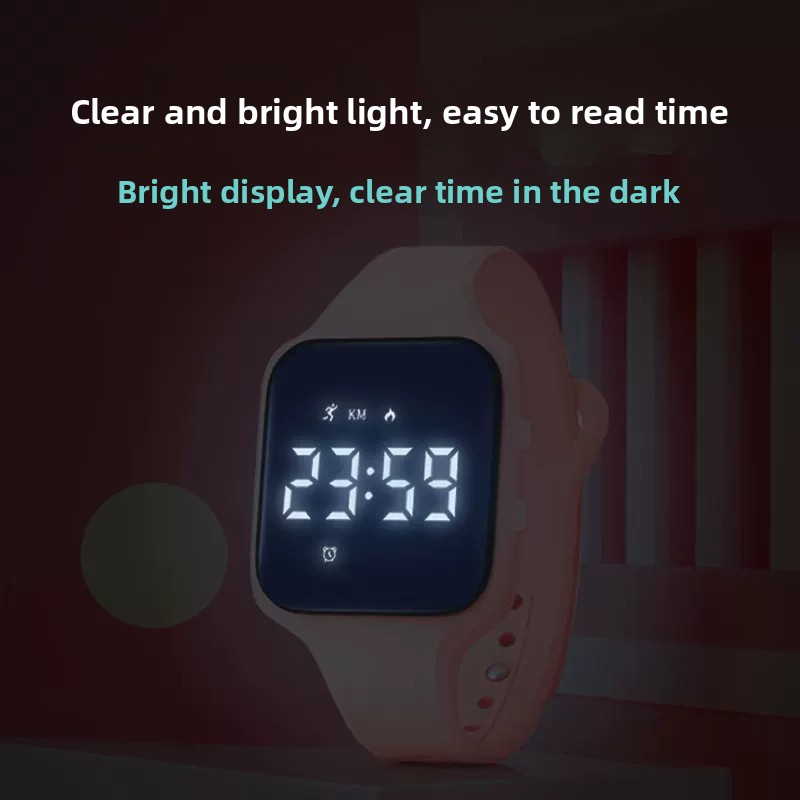 Kids LED Digital Silent Vibrat - Running Watch recension och pris