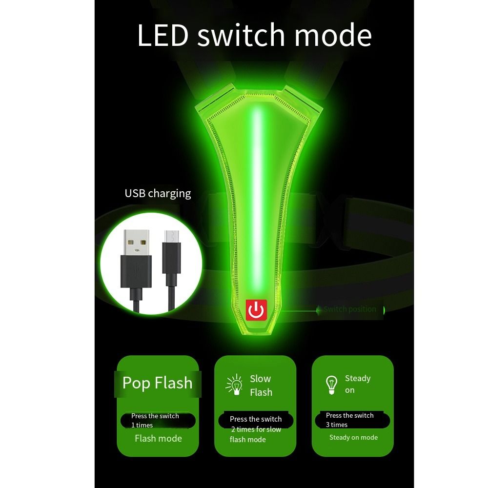 USB Rechargeable LED Reflectiv - Running Visibility Gear recension och pris