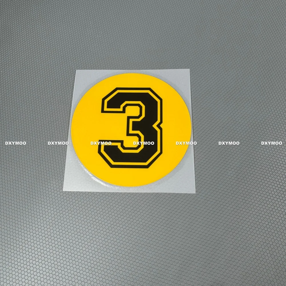 Yellow Racing Number 0-9 Water - Race Bib recension och pris