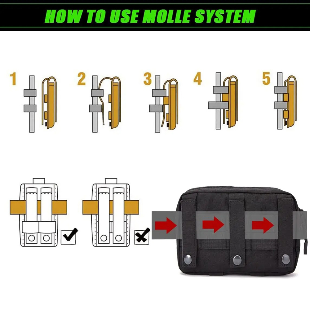 1000D Nylon Laser Cut Molle Ad - Hydration Vest recension och pris