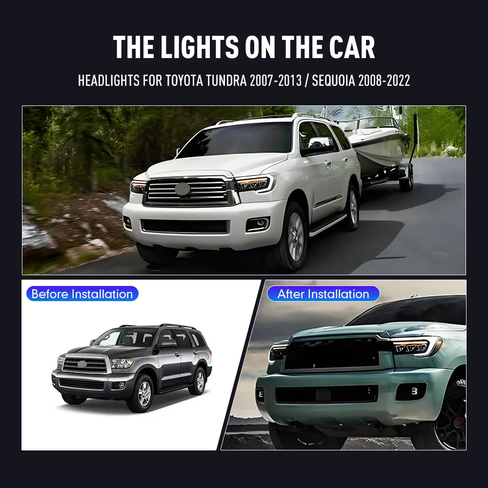 Car Styling Head Lamp for Toyo - Running Headlamp recension och pris