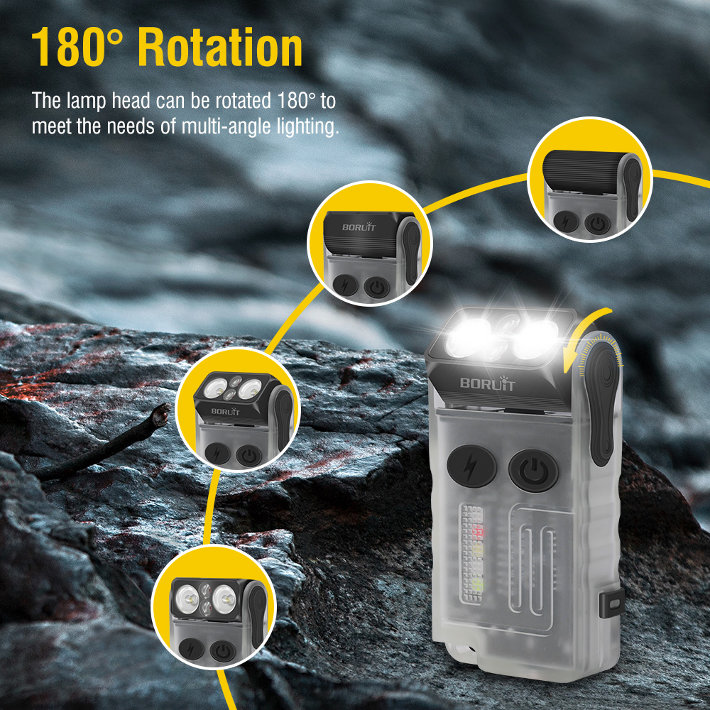 BORUiT V20 Fluorescence Buzzer - Running Headlamp recension och pris