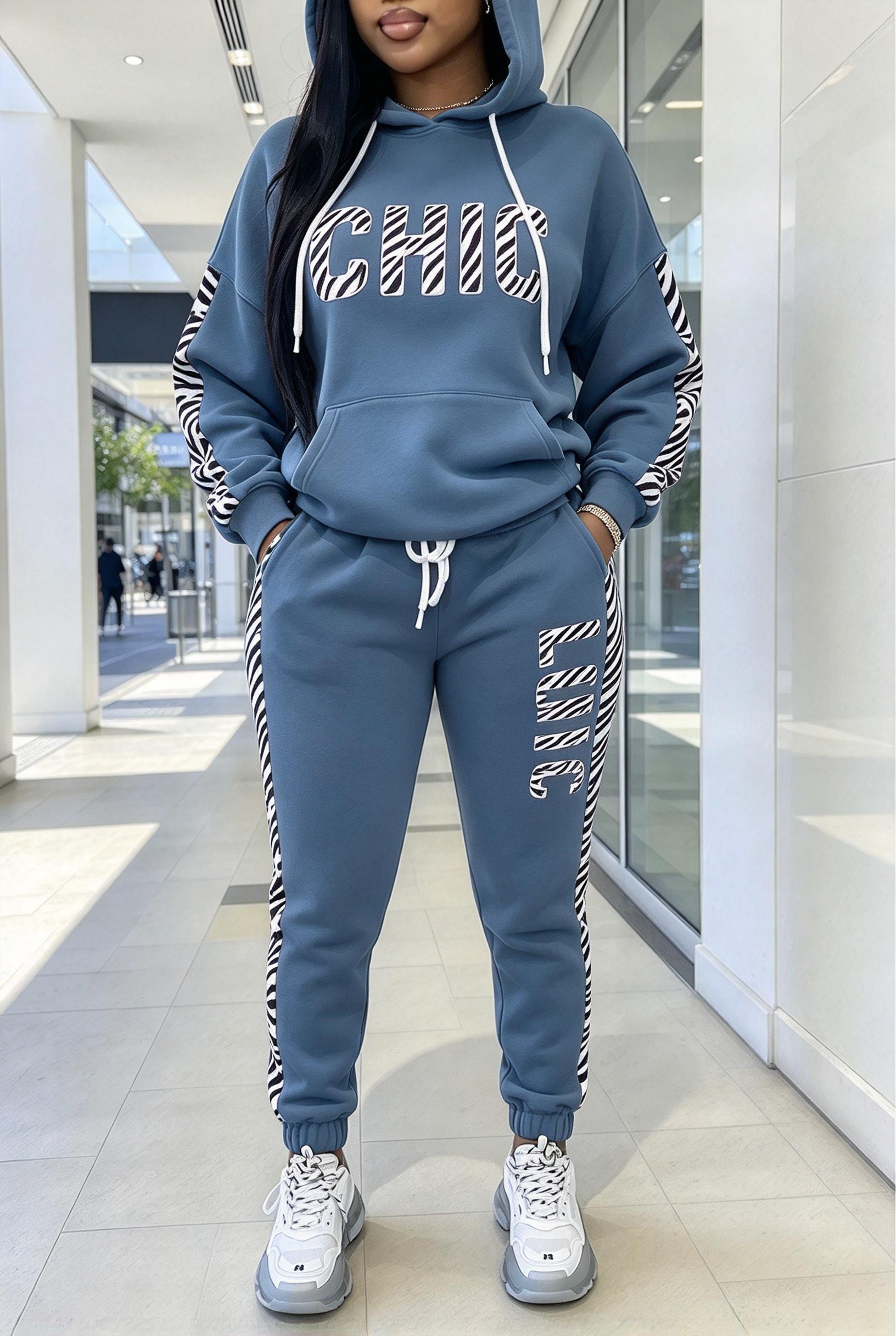 Women Letter Leopard Spliced H - Joggers Pants recension och pris