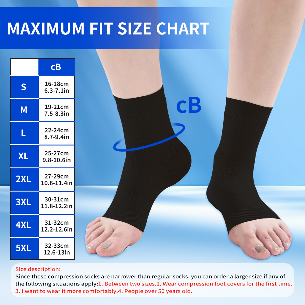 1 Pair Medical Compression Ank - Ankle Brace recension och pris