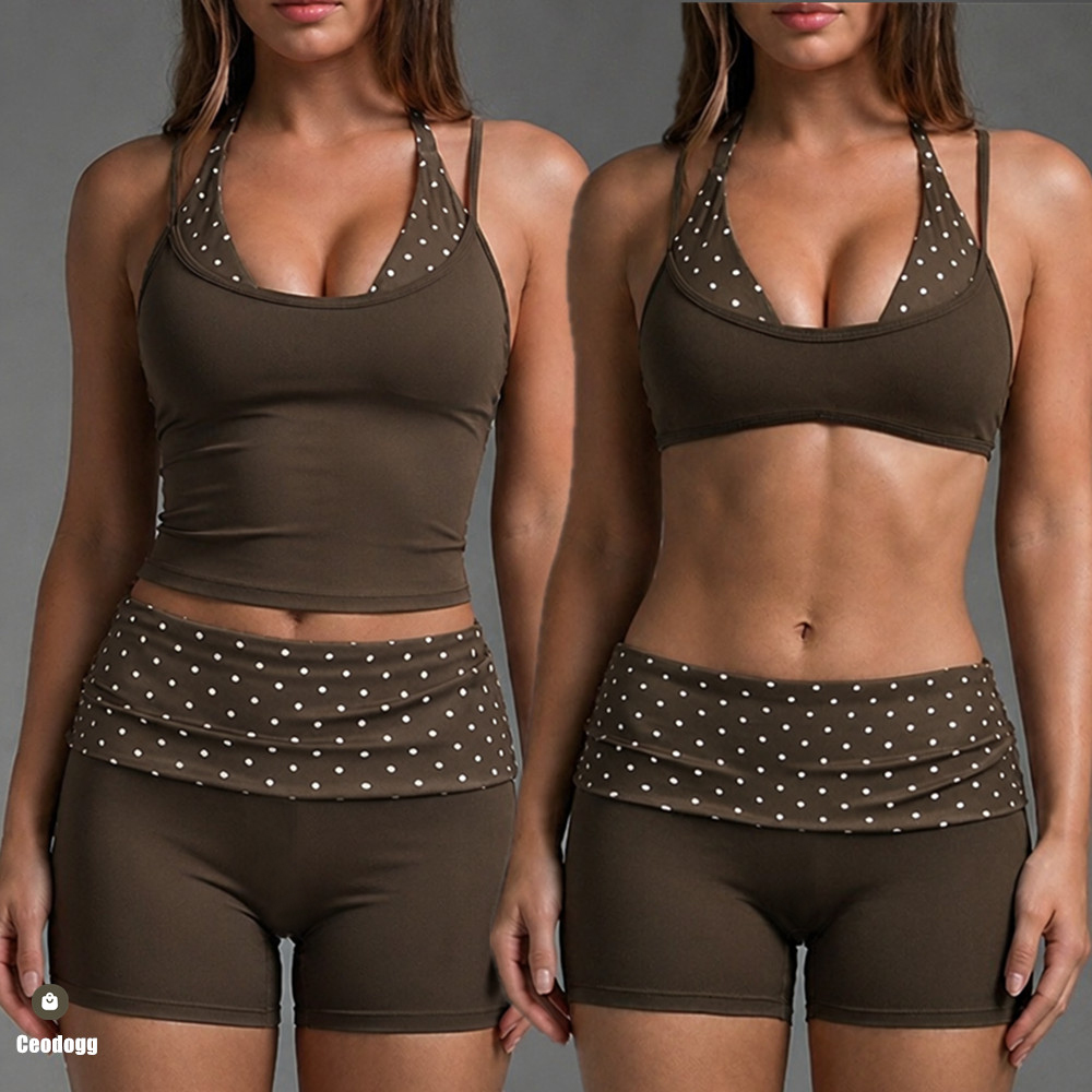 Polka Dot Women Strap Halter Y - Running Belt recension och pris