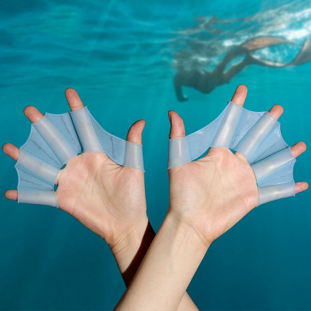 Silicone Swim Fins Hand Paddle - Running Gear Kids recension och pris